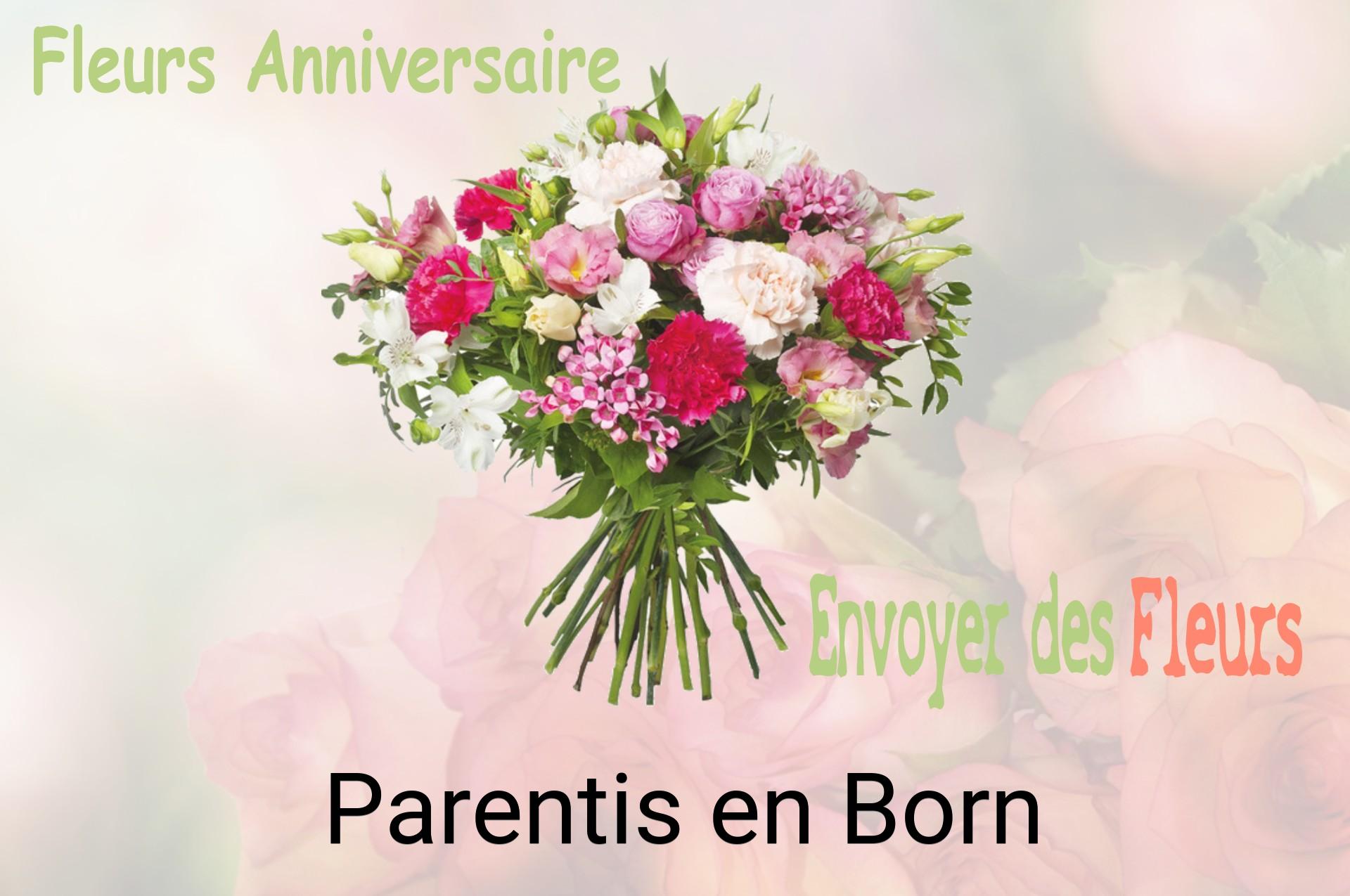 Bouquet de fleurs d’anniversaire livré à Parentis-en-Born